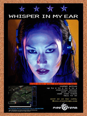 1998 FireTeam PC Original Advertisement / Retro Promo v4