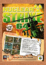 1999 Nuclear Strike 64 N64 Original Advertisement / Retro Wall Art v1
