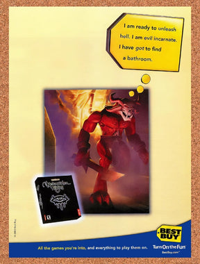 2002 Neverwinter Nights Best Buy Original Advertisement / Retro Promo v4