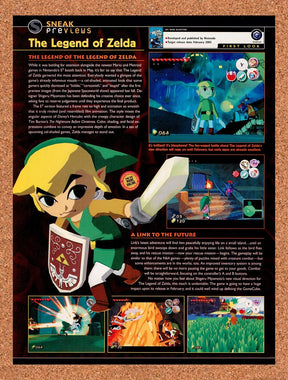 2002 Zelda The Wind Waker E3 First Look Original Advertisement / Retro Promo vr1