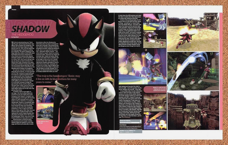 2005 Shadow The Hedgehog GameCube Original Advertisement / Retro Promo v1