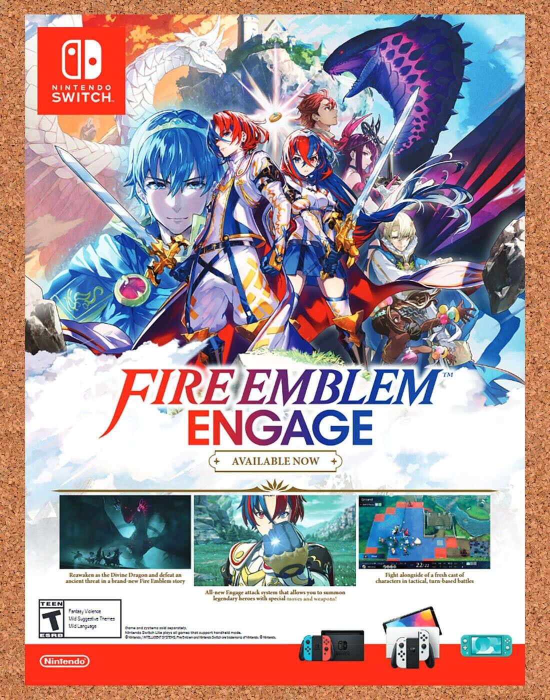 Fire Emblem Engage Switch Original 2022 Ad - Video Game Promo