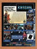 2000 Kessen FuncoLand Original Advertisement / Retro Promo v2