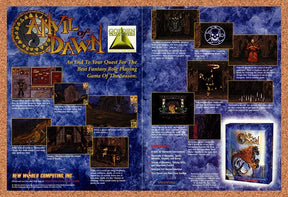 1996 Anvil Of Dawn PC Review Original Advertisement / Retro Promo v2