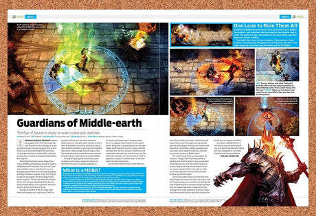 2012 Guardians Of Middle-Earth Xbox 360 Original Ad / Retro Wall Art v1