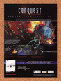 Conquest Frontier Wars PC Original 2003 Ad Authentic Video Game Promo