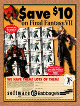 1997 Final Fantasy VII Babbages Rebate Original Advertisement / Retro Promo v1
