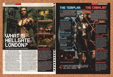 Original 2006 Hellgate London PC Vintage Print Ad - Video Game Promo Wall Art 1