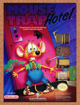 1992 Mouse Trap Hotel Game Boy Original Advertisement / Retro Promo v1