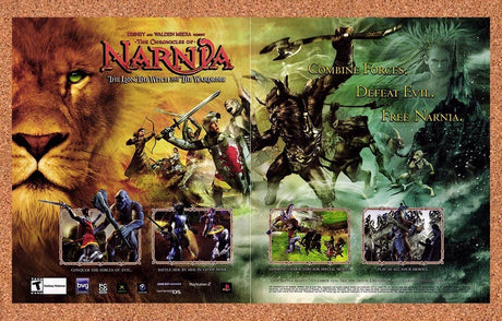 2005 Chronicles Of Narnia Xbox Original Advertisement / Retro Promo v2