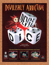 1998 Devil Dice PS1 Original Advertisement / Retro Wall Art v1