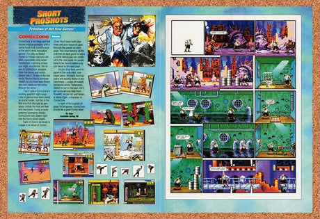 1995 Comix Zone Genesis Original Advertisement / Retro Wall Art v2