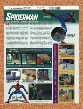 2000 Spider-Man PS1 Original Advertisement / Retro Promo vr3