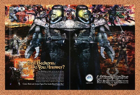Ultima Online PC Original 2004 Ad Authentic Todd McFarlane Video Game Promo