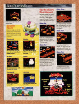 1997 Mario RPG Mallow Rap Sheet Original Advertisement / Retro Promo vr8