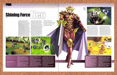 2005 Shining Force NEO PS2 Original Advertisement / Retro Promo vr1