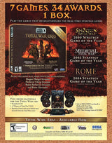 Total War Eras PC Original 2006 Print Ad Authentic Big Box PC Video Game Promo