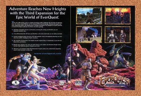 EverQuest Shadows Of Luclin PC Original 2004 Ad Authentic Video Game Promo v1