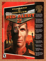 2000 Red Alert 2 PC Original Advertisement / Retro Wall Art v9