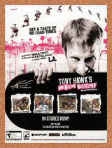 2006 Tony Hawk's American Wasteland PC Original Advertisement / Retro Promo v1
