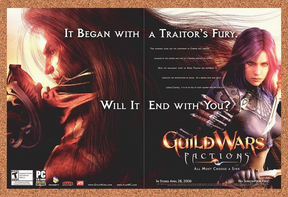 Original 2006 Guild Wars Factions PC Vintage Ad - Video Game Promo Wall Art 3