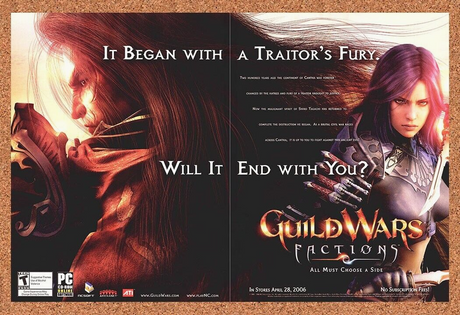 Original 2006 Guild Wars Factions PC Vintage Ad - Video Game Promo Wall Art 3