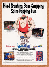 1994 Saturday Night Slam Masters Genesis Original Advertisement / Retro Promo v3