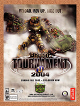 2003 Unreal Tournament 2004 PC Original Advertisement / Retro Promo v1