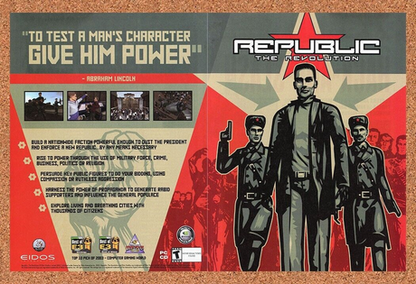 Republic The Revolution PC Original 2005 Print Ad Authentic Video Game Promo