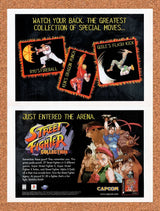 1997 Street Fighter Collection PS1 Original Advertisement / Retro Wall Art v1