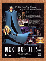 1995 Noctropolis PC Original Advertisement / Retro Promo v1