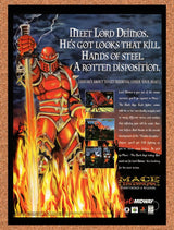 1998 Mace The Dark Age N64 Original Advertisement / Retro Wall Art v1