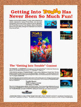 1991 Trouble Shooter Genesis Original Advertisement / Retro Promo v1