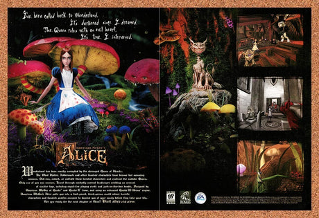 2001 American McGees Alice PC Original Advertisement / Retro Promo v6