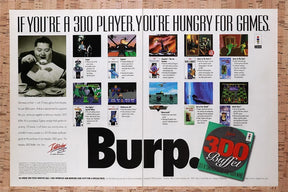 1995 3DO Games Original Advertisement / Retro Wall Art v6
