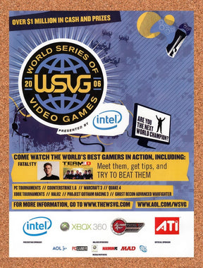 2006 World Series Of Video Games Presented By Intel Original Ad / Promo v2