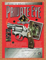 1996 Private Eye PC Original Advertisement / Retro Promo v1