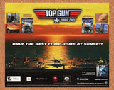 Top Gun Combat Zones PS2 Original 2006 Ad Authentic Flight Sim Video Game Promo