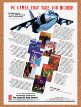 1988 Avalon Hill Game Company IBM Strategy Games Original Ad / Retro Wall Art v1