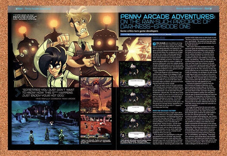 Penny Arcade Adventures PC Original 2007 Vintage Ad - Video Game Promo