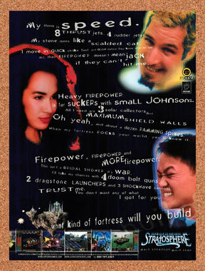1998 Stratosphere PC Original Advertisement / Retro Wall Art v1