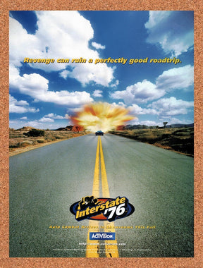 1996 Interstate 76 PC Original Advertisement / Retro Promo v8
