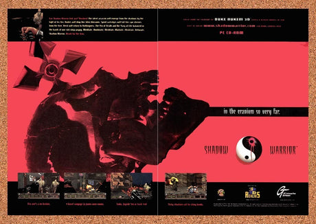 1997 Shadow Warrior PC Original Advertisement / Retro Promo v2