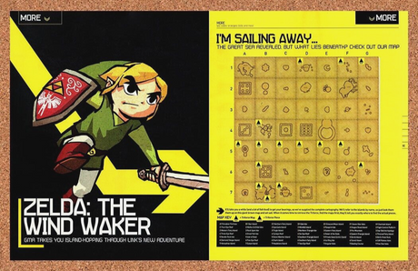 Legend Of Zelda Wind Waker GameCube Original 2003 Ad Authentic Game Art Promo