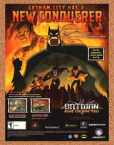 Original 2004 Batman Rise Of Sin Tzu PS2 Vintage Ad - Video Game Promo Wall Art