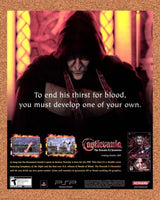 2007 Castlevania Dracula X Chronicles PSP Original Advert / Retro Promo v1