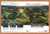 Heroes Of Might And Magic 4 PC IV Original 2004 Ad Authentic Video Game Promo