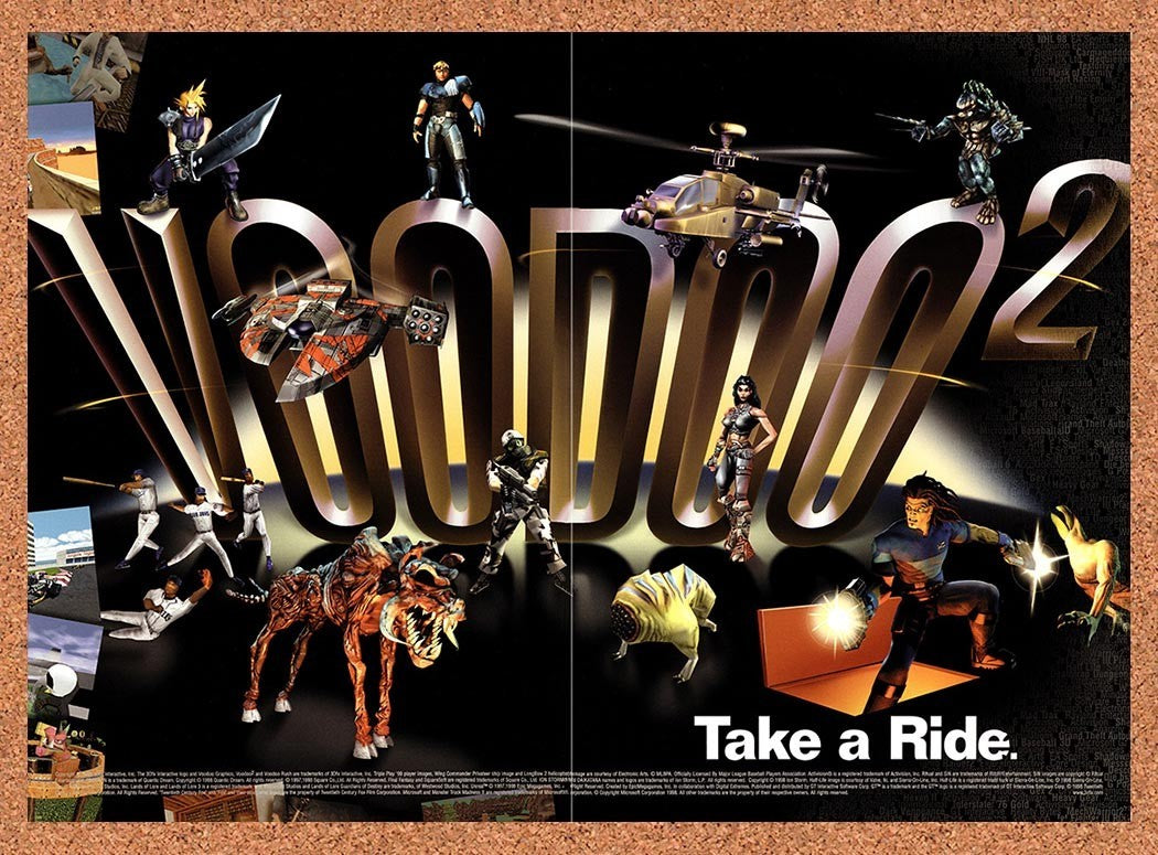 VooDoo 2 Take A Ride Original 1998 Cloud Half-Life Foldout Poster 10.5 ...