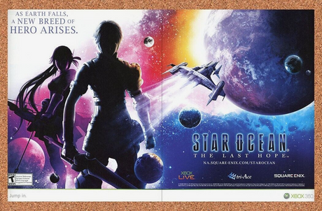Star Ocean The Last Hope Xbox 360 Original 2009 Ad Authentic Video Game Promo