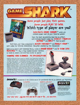 1996 GameShark PS1 Game Enhancer Original Advertisement / Retro Wall Art v10